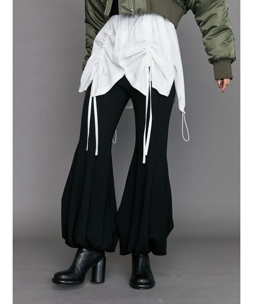 UN3D. ダブルタックニットパンツ UN3D.（アンスリード）の「W TUCK KNIT PT / ダブルタックニットパンツ