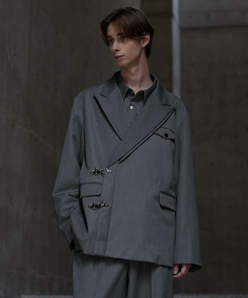 セール】【CLEL】Prime TR Double Lapel Tailored Jacket / プライムTR