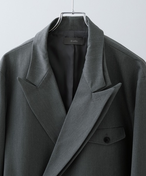 【最安値】CLEL プライムTR ダブルラペルテーラードジャケット CLEL ジャケット テーラードジャケット 「CLEL」Prime TR Double
