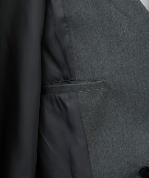 CLEL プライムTR ダブルラペルテーラードジャケット　チャコールグレー XS CLEL ジャケット テーラードジャケット 「CLEL」Prime TR Double