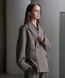 CLEL（クレイル）の「【CLEL】Prime TR Double Lapel Tailored Jacket / プライムTR ダブルラペルテーラードジャケット（テーラードジャケット）」
