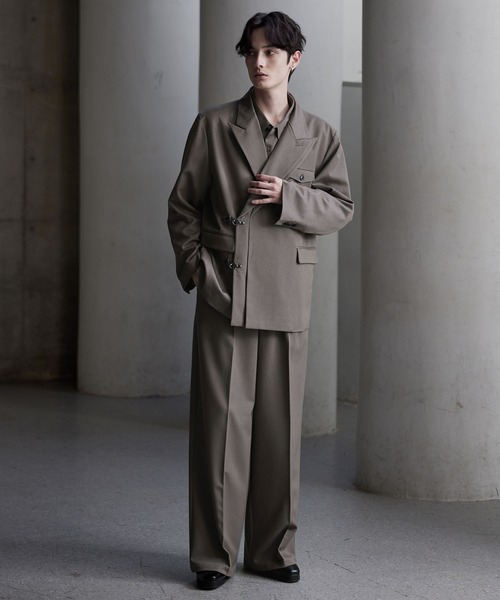 CLEL プライムTR ダブルラペルテーラードジャケット S CLEL】Prime TR Double Lapel Tailored Jacket / プライムTR