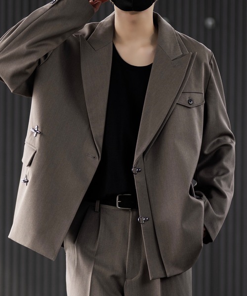 セール】【CLEL】Prime TR Double Lapel Tailored Jacket