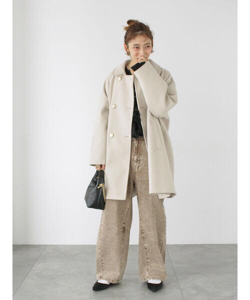 Lugnoncure（ルノンキュール）の「バレルレッグバギーデニムパンツ（その他パンツ・レディース・ブラック/ブルー/ベージュ・M/L）」の7枚目の写真