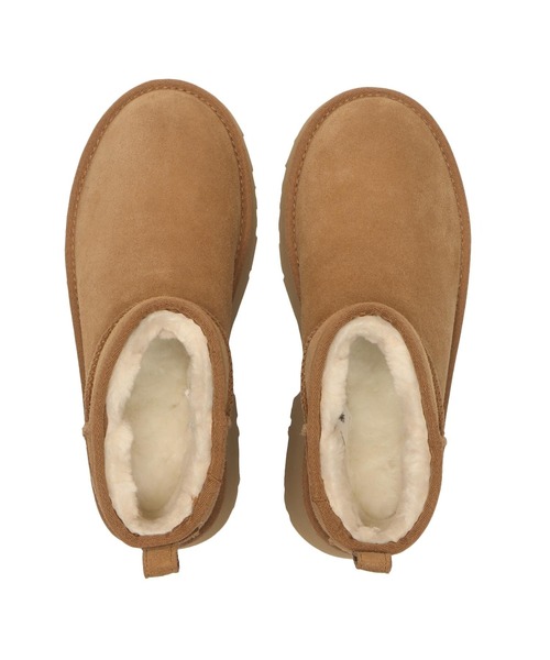 UGG(アグ)の「W CLASSIC ULTRA MINI NEW HEIGHTS 1158311-CHE(ブーツ・レディース・ブラウン・6/8/9/5/7)」の4枚目の写真