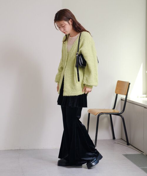 Kastane（カスタネ）の「*【2サイズ展開/低身長サイズ】ベロアスカパンSET（その他パンツ・レディース・ブラウン/ブラック・0/1）」の15枚目の写真