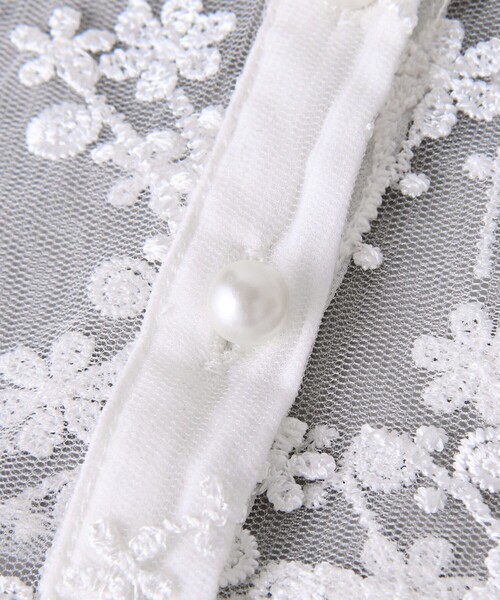 IRIS47（イリスフォーセブン）の「【別注】＜IRIS 47＞レースカラー/付け襟（付け襟・レディース・ブラック/ホワイト・FREE）」の13枚目の写真