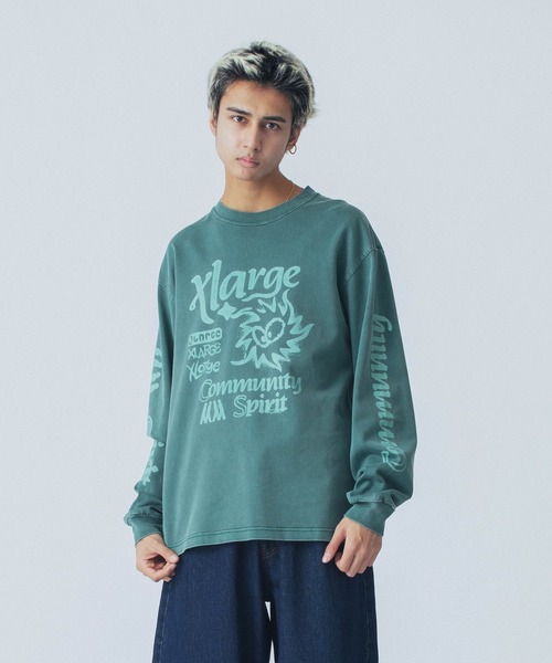 COMMUNITY SPIRIT L/S TEE（Tシャツ/カットソー）｜XLARGE