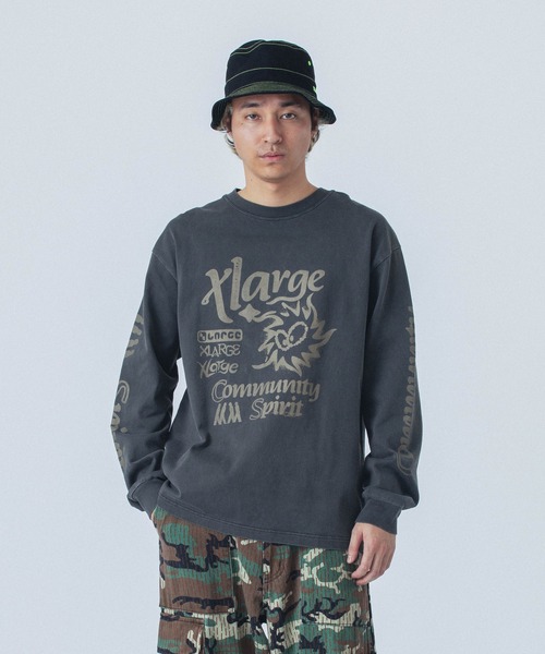 早い者勝ち XLARGE COMMUNITY SPIRIT L/S TEE デザイン◎ COMMUNITY SPIRIT L/S TEE(Tシャツ/カットソー)|XLARGE