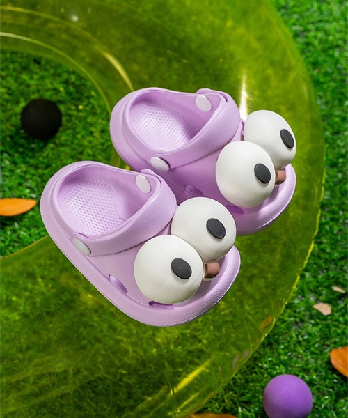 セール】【shoes365】かわいいビッグアイ スリッパサンダル（サンダル