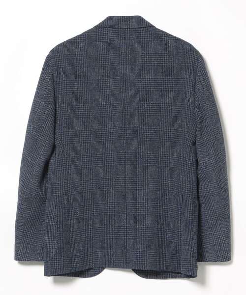 BEAMS HEART(ビームスハート)の「サマーツイード グレインプレイド 3ボタン ジャケット 25SS(S~XL)【ストレッチ】(テーラードジャケット・メンズ・ネイビー・MEDIUM/LARGE/SMALL/X-LARGE)」の4枚目の写真
