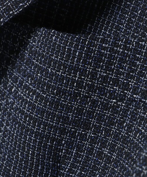 BEAMS HEART(ビームスハート)の「サマーツイード グレインプレイド 3ボタン ジャケット 25SS(S~XL)【ストレッチ】(テーラードジャケット・メンズ・ネイビー・MEDIUM/LARGE/SMALL/X-LARGE)」の3枚目の写真