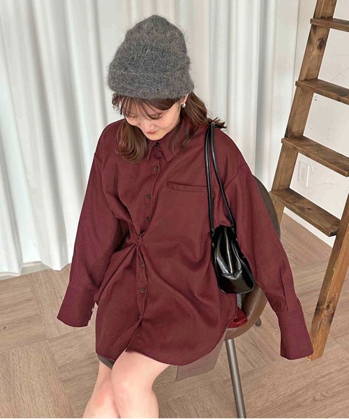 apres jour clair(アプレジュールクレア)の「【apres jour clair】コーデュロイデザインシャツ【ZOZOTOWN限定アイテム】(シャツ/ブラウス・レディース・オリーブ/アイボリー/ボルドー・フリー/X-LARGE)」の18枚目の写真