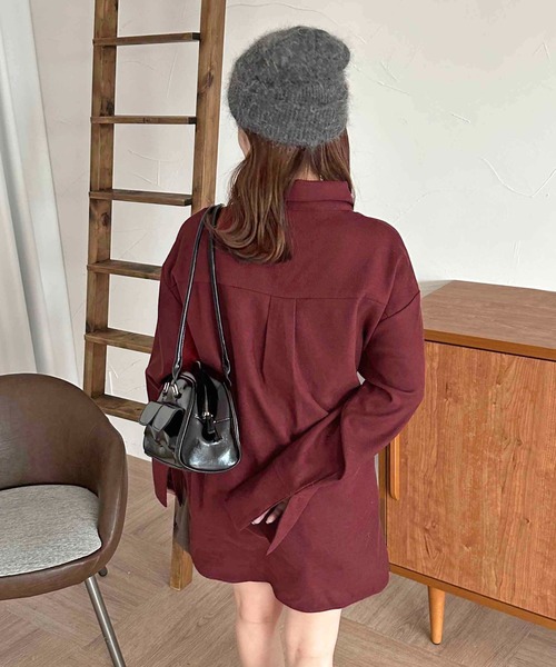apres jour clair(アプレジュールクレア)の「【apres jour clair】コーデュロイデザインシャツ【ZOZOTOWN限定アイテム】(シャツ/ブラウス・レディース・オリーブ/アイボリー/ボルドー・フリー/X-LARGE)」の21枚目の写真
