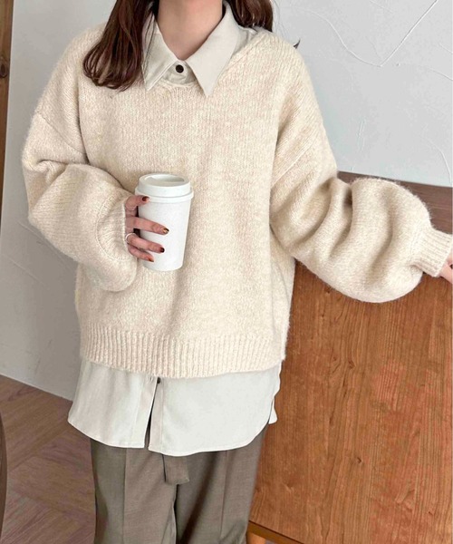 apres jour clair(アプレジュールクレア)の「【apres jour clair】コーデュロイデザインシャツ【ZOZOTOWN限定アイテム】(シャツ/ブラウス・レディース・オリーブ/アイボリー/ボルドー・フリー/X-LARGE)」の11枚目の写真