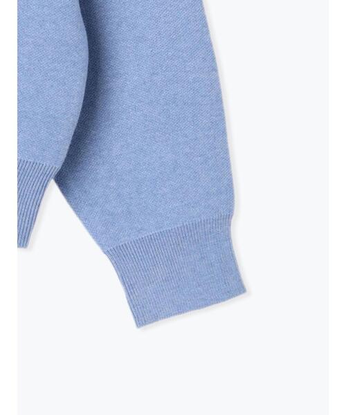 Lugnoncure（ルノンキュール）の「ロゴジャカードニット（ニット/セーター・レディース・モカ/グレー/ブルー/ブラック・F）」の11枚目の写真