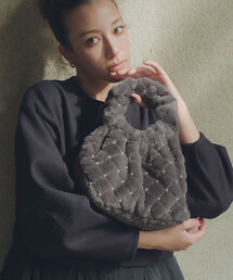 KOBE LETTUCE | パールドットキルティングミニバッグ(ハンドバッグ)