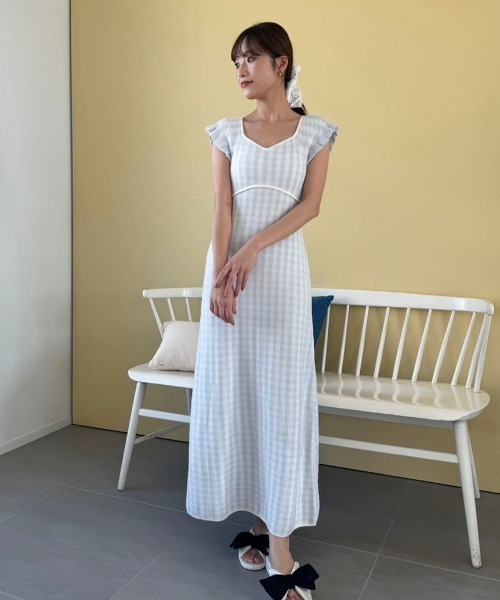 SNIDEL HOME（スナイデルホーム）の「ギンガムチェックワンピース