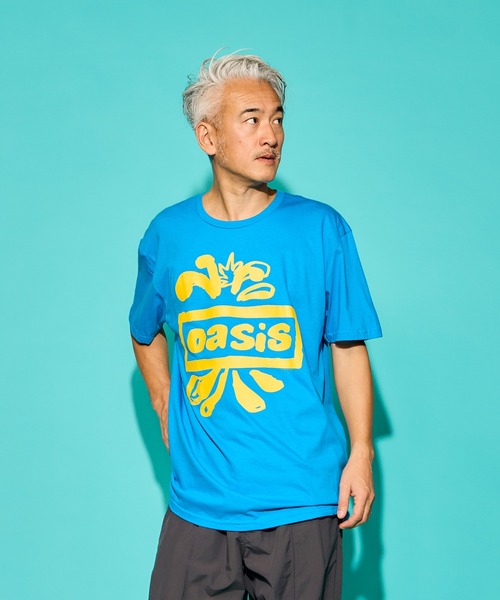 MUSIC TEE（ミュージックティー）の「OASIS“DRAWN LOGO”/ オアシス ”ドロウン ロゴ”（Tシャツ/カットソー・メンズ・ブルー系その他・MEDIUM/LARGE/X-LARGE）」の10枚目の写真