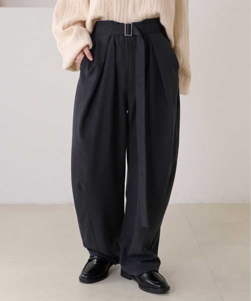 セール】【apres jour clair】ウエストデザインカーブパンツ（その他