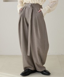 apres jour clair（アプレジュールクレア）の「【セットアップ可能】【apres jour clair】ウエストデザインカーブパンツ（その他パンツ）」