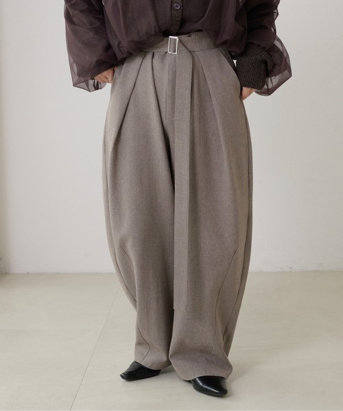 マイアミ様 apres jour clair】ウエストデザインカーブパンツ（その他パンツ