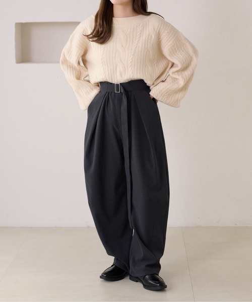 apres jour clair】ウエストデザインカーブパンツ（その他パンツ