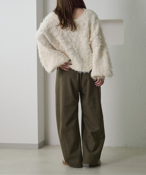 サオキ22様 apres jour clair】ウエストデザインカーブパンツ（その他パンツ