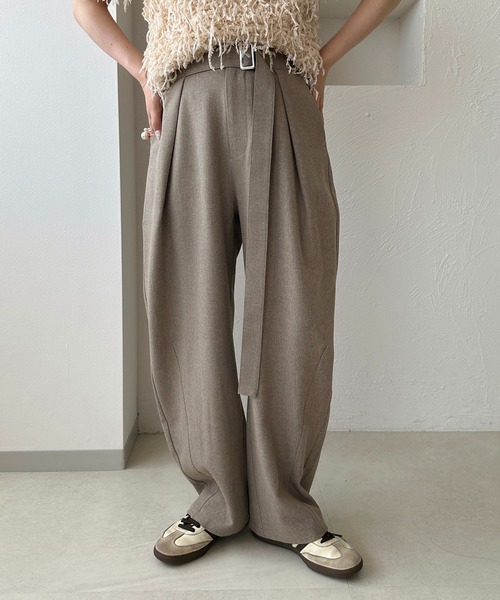 apres jour clair】ウエストデザインカーブパンツ（その他パンツ