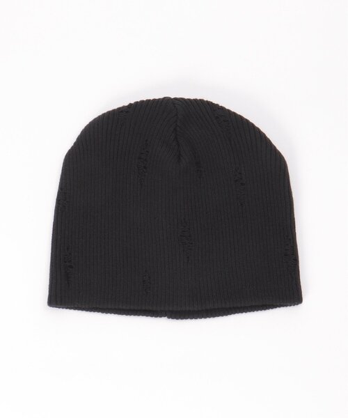 notch.(ノッチ)の「ダメージニットビーニー(ニットキャップ/ビーニー・レディース・ブラック/グレー/ブラウン・ONESIZE)」の2枚目の写真