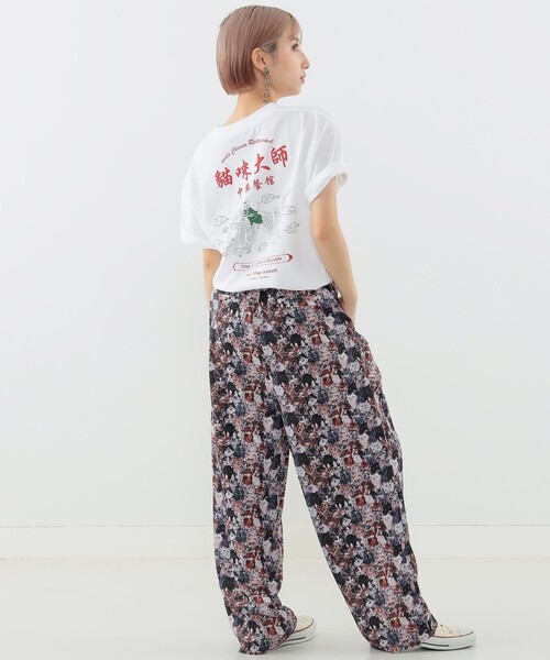 mmts(マミタス)の「中華龍 Tシャツ(Tシャツ/カットソー・レディース・ホワイト/サックスブルー・S/XL/L/M)」の5枚目の写真