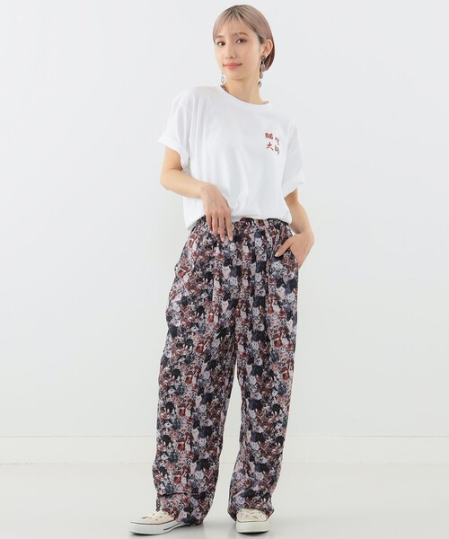 mmts(マミタス)の「中華龍 Tシャツ(Tシャツ/カットソー・レディース・ホワイト/サックスブルー・S/XL/L/M)」の6枚目の写真