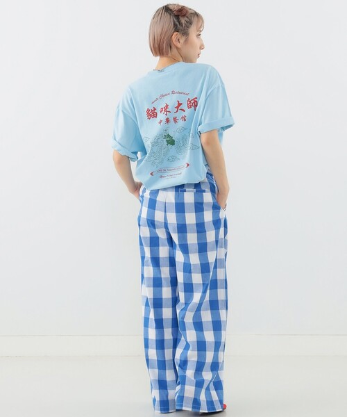 mmts(マミタス)の「中華龍 Tシャツ(Tシャツ/カットソー・レディース・ホワイト/サックスブルー・S/XL/L/M)」の13枚目の写真