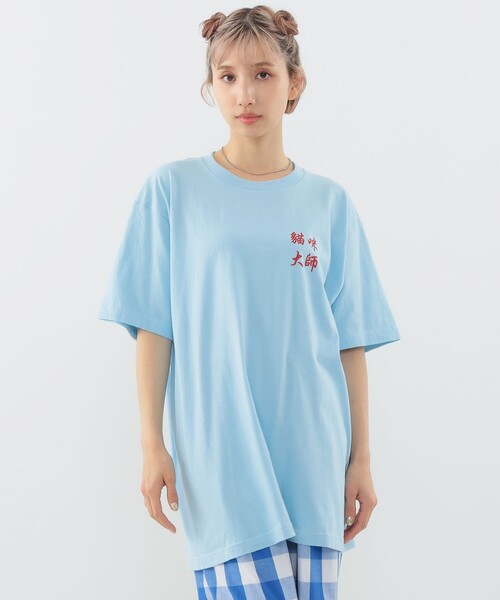 mmts(マミタス)の「中華龍 Tシャツ(Tシャツ/カットソー・レディース・ホワイト/サックスブルー・S/XL/L/M)」の15枚目の写真