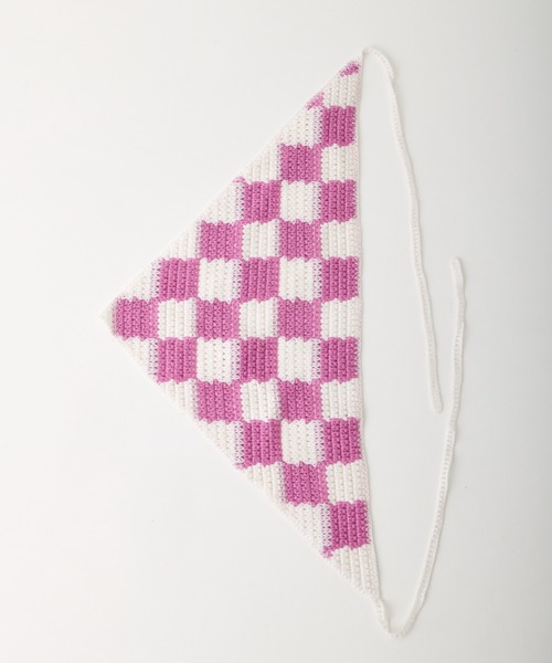 CIAOPANIC TYPY(チャオパニックティピー)の「【2025年S/S新作】【KIDS】アソート柄バブーシュカ(バンダナ/スカーフ・キッズ・パープル/オフホワイト/ブラック・ONE SIZE)」の14枚目の写真