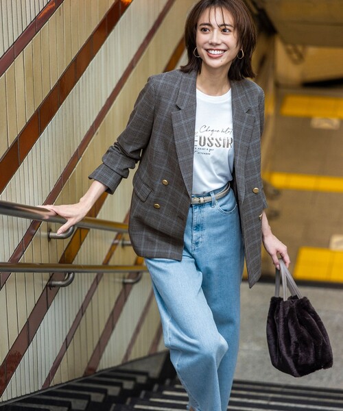 美Denimシリーズ】セミカーブワイド デニム（デニムパンツ