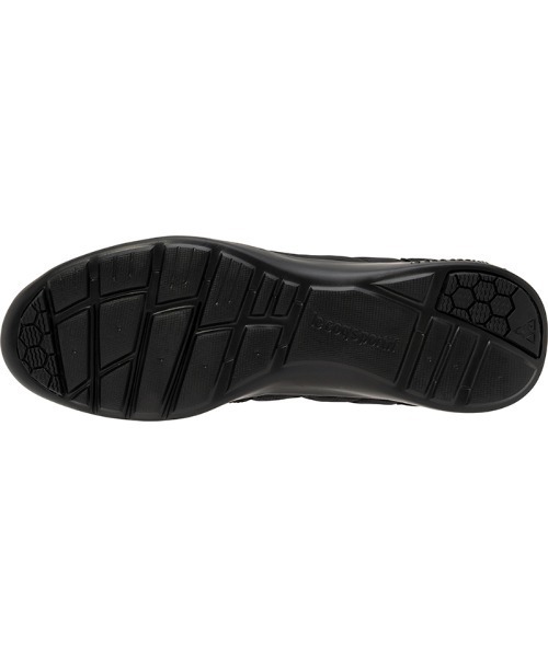 le coq sportif(ルコックスポルティフ)の「ラ セギュール III ワイド / LA SEGUR III WIDE(スニーカー・レディース・ブラック系・22.0cm/22.5cm/23.0cm/23.5cm/24.0cm/24.5cm/25.0cm)」の4枚目の写真