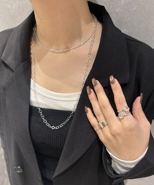 Jouete シルバー 15号SV リングクリソコーラカルセドニー - メルカリ