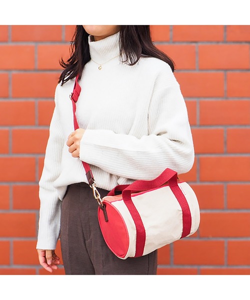 LES TOILES DU SOLEIL(レトワールデュソレイユ)の「tambour bag(タンブール バッグ)(ショルダーバッグ・レディース・レッド/アイボリー/ブラック・フリー)」の15枚目の写真