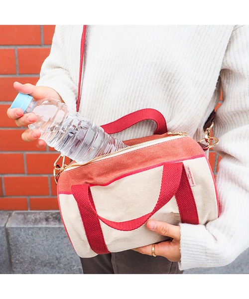 LES TOILES DU SOLEIL(レトワールデュソレイユ)の「tambour bag(タンブール バッグ)(ショルダーバッグ・レディース・レッド/アイボリー/ブラック・フリー)」の16枚目の写真