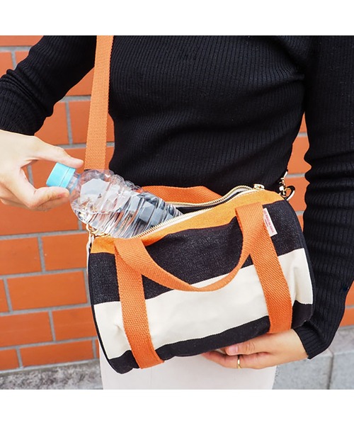 LES TOILES DU SOLEIL(レトワールデュソレイユ)の「tambour bag(タンブール バッグ)(ショルダーバッグ・レディース・レッド/アイボリー/ブラック・フリー)」の9枚目の写真
