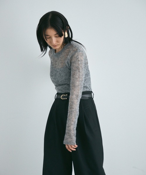 トップス mimimiyir glitter sheer tops（その他トップス）｜miies miim