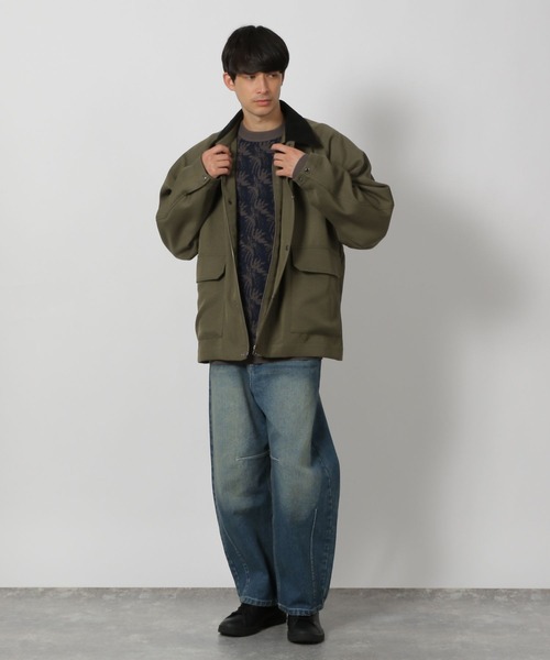 LAKOLE(ラコレ)の「総柄ニットプルオーバー / 287582(ニット/セーター・メンズ・ベージュ/ネイビー/オレンジ・MEDIUM/LARGE)」の7枚目の写真