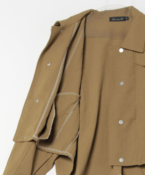 revertical(リバーティカル)の「ワッフルショート丈ジャケット(その他アウター・メンズ・ブラック/ベージュ・MEDIUM/LARGE)」の22枚目の写真