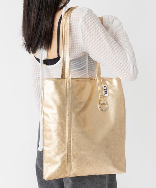 CONTROL FREAK / CTFK（コントロールフリーク）の「CONTROL FREAK / CTFK（コントロールフリーク）DAYトート（トートバッグ・レディース・シルバー/ゴールド/ブラック/ホワイト・FREE）」の4枚目の写真
