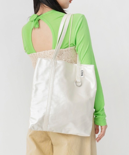 CONTROL FREAK / CTFK（コントロールフリーク）の「CONTROL FREAK / CTFK（コントロールフリーク）DAYトート（トートバッグ・レディース・シルバー/ゴールド/ブラック/ホワイト・FREE）」の11枚目の写真