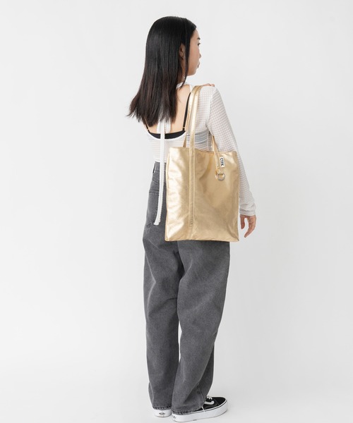 CONTROL FREAK / CTFK（コントロールフリーク）の「CONTROL FREAK / CTFK（コントロールフリーク）DAYトート（トートバッグ・レディース・シルバー/ゴールド/ブラック/ホワイト・FREE）」の15枚目の写真