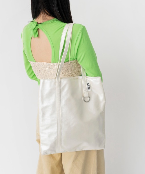 CONTROL FREAK / CTFK（コントロールフリーク）の「CONTROL FREAK / CTFK（コントロールフリーク）DAYトート（トートバッグ・レディース・シルバー/ゴールド/ブラック/ホワイト・FREE）」の6枚目の写真