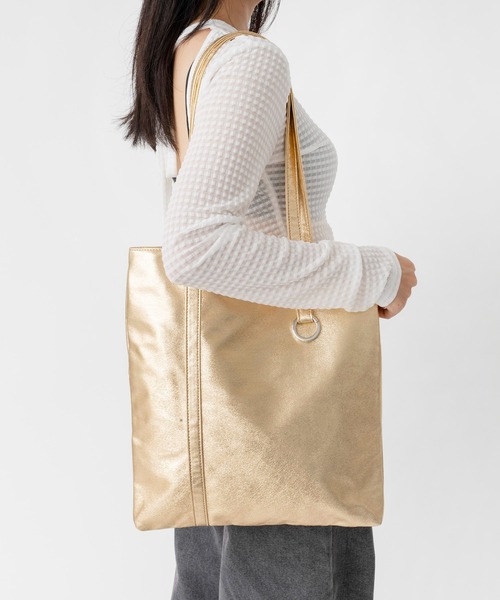 CONTROL FREAK / CTFK（コントロールフリーク）の「CONTROL FREAK / CTFK（コントロールフリーク）DAYトート（トートバッグ・レディース・シルバー/ゴールド/ブラック/ホワイト・FREE）」の13枚目の写真