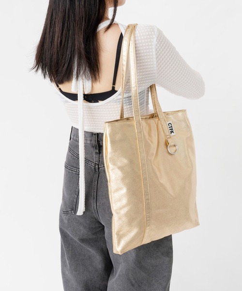 CONTROL FREAK / CTFK（コントロールフリーク）の「CONTROL FREAK / CTFK（コントロールフリーク）DAYトート（トートバッグ・レディース・シルバー/ゴールド/ブラック/ホワイト・FREE）」の14枚目の写真